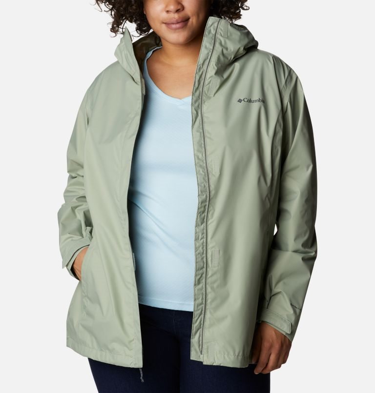 Women's Columbia Arcadia II Jackets Olive | Plus Size CA-O4A31